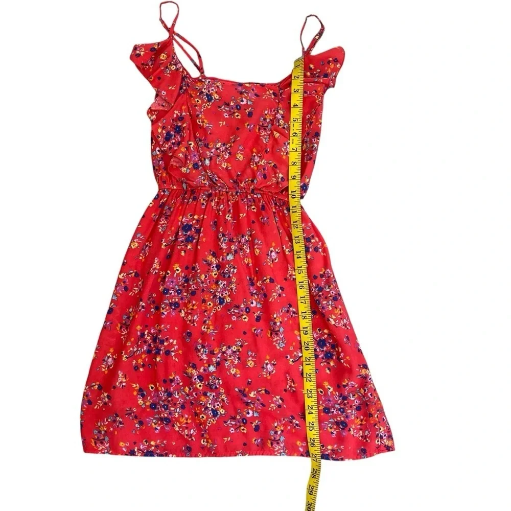 Rue 21 Floral Red Mini Dress - Picture 10 of 10